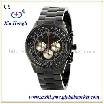 Diver genuine leather strap luxury man watch
